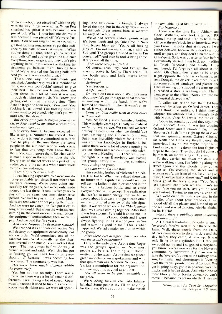 The Who - Ten Great Years - Page 62